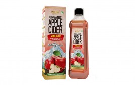 Wow Organic Apple Cider Vinegar Now Even Better Than Before With mother of vinegar  Plastic Bottle  750 millilitre